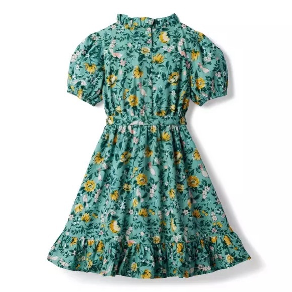 Janie and Jack Floral Faux Wrap Dress - Picture 2 of 4